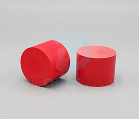 Red PTFE Molded Rod